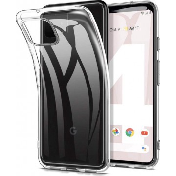 Google Pixel 4 hoesje - Soft TPU case - transparant