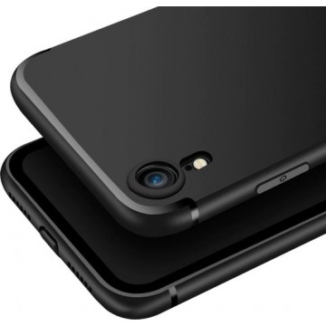 Ultradunne TPU Back cover voor Apple iPhone XR | Zwart | Mat Finish Case | Luxe Siliconen Hoesje