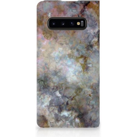 Case Samsung S10 Design Marmer Grijs