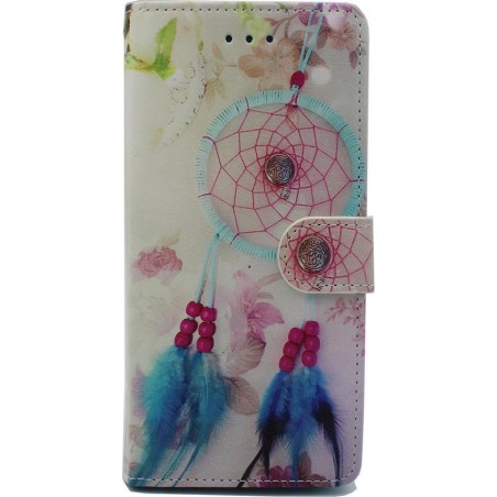 Apple iPhone 6 & 6s Hoesje met Print - Portemonnee Book Case - Kaarthouder & Magneetlipje - Dromenvanger