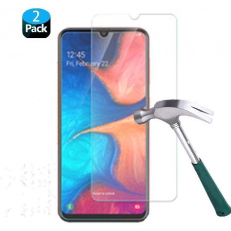 2 Stuks Screenprotector Tempered Glass Glazen Gehard Screen Protector 2.5D 9H (0.3mm) - Samsung Galaxy A40