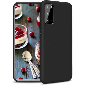 silicone case Samsung Galaxy A41 - zwart