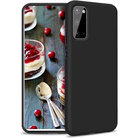 silicone case Samsung Galaxy A41 - zwart