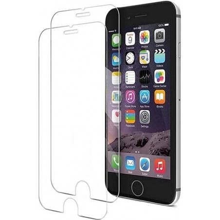 2 Stuks Screenprotector Tempered Glass Glazen Gehard Screen Protector 2.5D 9H (0.3mm) - iPhone 6 Plus / 6S