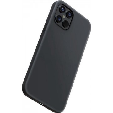 Devia iPhone 12 Mini Hoesje Zwart - Ultra dun & sterk met super fijne grip!
