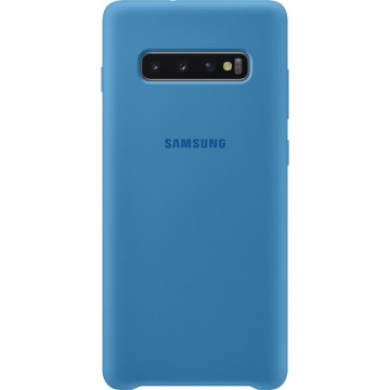 Samsung silicone cover - blauw - voor Samsung Galaxy S10 Plus