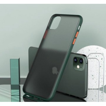 verharde bumper case iPhone 11 - donkergroen