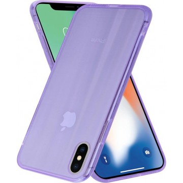 Gekleurde laser case iPhone X / Xs - paars