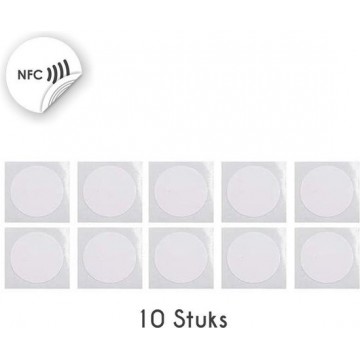 10x NFC Tag Sticker - Passieve NFC Tags als sticker -  - NTAG 213