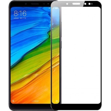 Xiaomi Mi A2 - Full Cover Screenprotector - Gehard Glas - Zwart