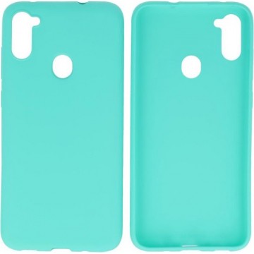 Bestcases Backcover Color Telefoonhoesje Samsung Galaxy A11 - Turquoise