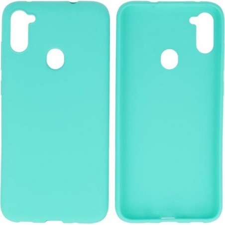 Bestcases Backcover Color Telefoonhoesje Samsung Galaxy A11 - Turquoise