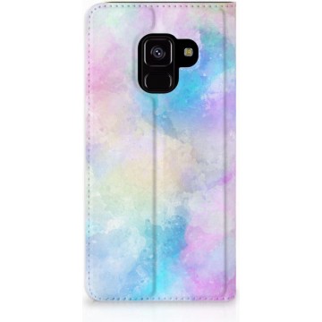 Samsung Galaxy A8 (2018) Uniek Standcase Hoesje Watercolor Light