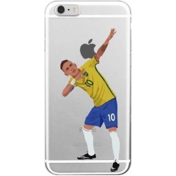 Neymar Brazilië hoesje iPhone 6 / 6s softcase