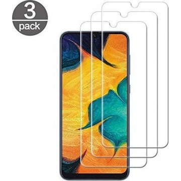 Samsung Galaxy A21S Screenprotector Glas - Tempered Glass Screen Protector - 3x