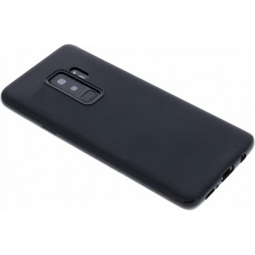 Carbon Softcase Backcover Samsung Galaxy S9 Plus hoesje - Zwart