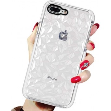 diamanten case iPhone 8 Plus / 7 Plus - wit
