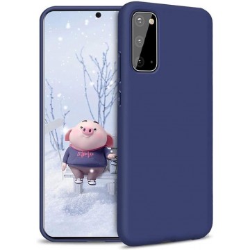 silicone case Samsung Galaxy A41 - blauw