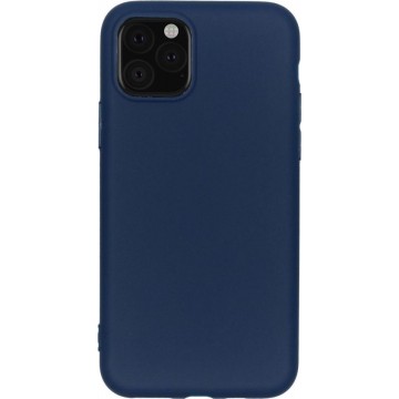 Color Backcover iPhone 11 Pro hoesje - Donkerblauw