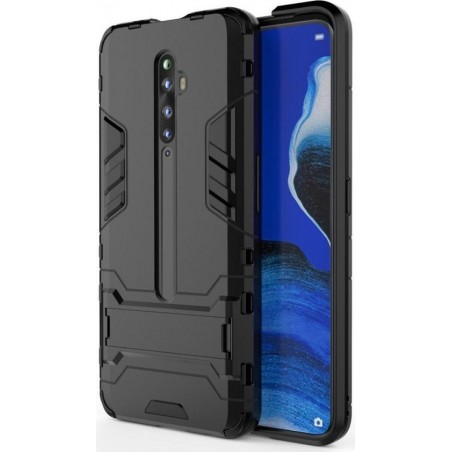 Oppo Reno2 Z Hoesje Hybride Kickstand Zwart