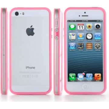 iPhone 5 5s SE Bumper case hoesje - Roze