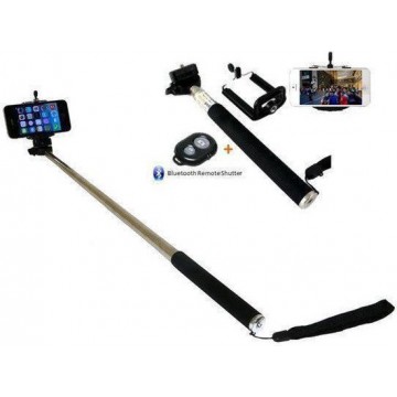 Selfie Stick + Afstandsbediening - Bluetooth (Monopod)