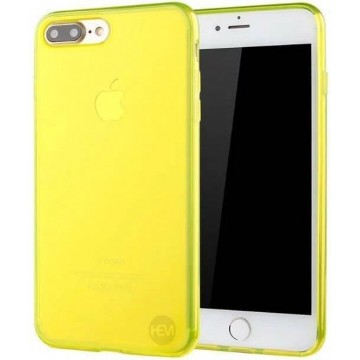 iPhone 7 geel siliconenhoesje transparant siliconenhoesje / Siliconen Gel TPU / Back Cover / Hoesje Iphone 7 geel doorzichtig