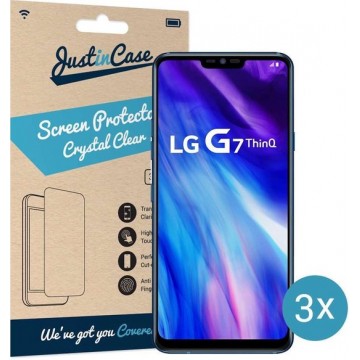 Just in Case Screen Protector LG G7 ThinQ - Crystal Clear - 3 stuks