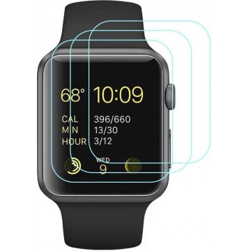 Full Cover Tempered Glass Apple Watch 40mm Protector - Transparant