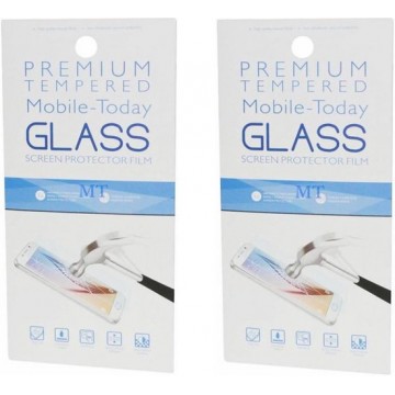 Samsung A40 Screenprotector - Glas - 2 stuks -Premium Tempered â€“ 1 plus 1 gratis