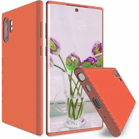 Silicone case Samsung Galaxy Note 10 Plus - oranje