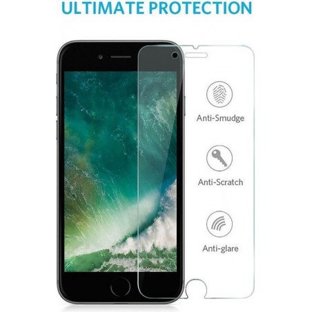 2 Pack Glazen Screenprotector Tempered Glass  (0.3mm) voor iPhone 7
