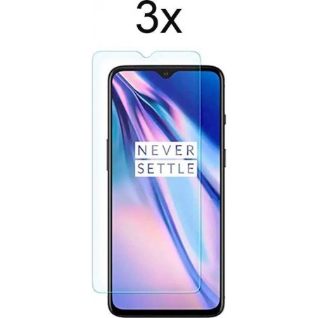 OnePlus 7T Screenprotector Glas - OnePlus 7T Screen Protector - 3x Tempered Glass Screen Protector