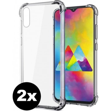 Samsung Galaxy A40 Hoesje Shock Proof Hoes Siliconen Case - 2 PACK