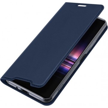 DUX DUCIS TPU Wallet hoesje voor Sony Xperia 1 II hoesje - blauw