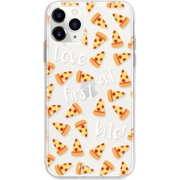 FOONCASE iPhone 12 Pro hoesje TPU Soft Case - Back Cover - Pizza / Food