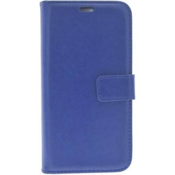 Huawei P10 Lite Pasjeshouder Blauw Booktype hoesje - Magneetsluiting