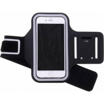 Zwarte sportarmband voor de iPhone SE (2020) / 8 / 7 / 6(s)