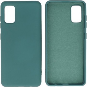 Fashion Color Backcover Hoesje voor Samsung Galaxy A41 Donker Groen