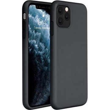 Silicone case iPhone 12 Pro - 6.1 inch - zwart