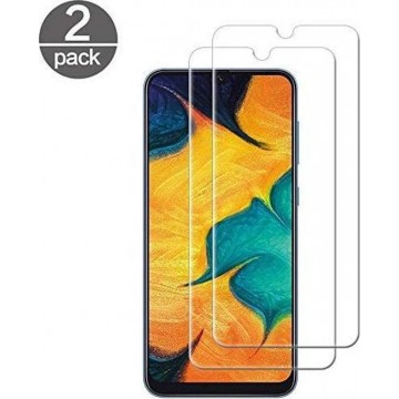 Samsung Galaxy A20S Screenprotector Glas - Tempered Glass Screen Protector - 2x