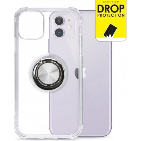 My Style Protective Flex Magnet Ring Case for Apple iPhone 11 Clear