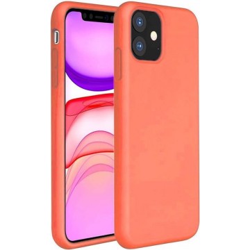 Silicone case iPhone 12 Mini - 5.4 inch - oranje