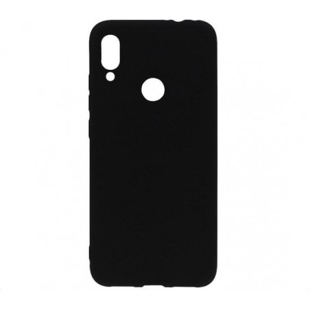 Shop4 - Xiaomi Redmi Note 7 Hoesje - Zachte Back Case Mat Zwart