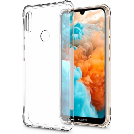 Ntech Huawei Y6 (2019) Transparant Anti Shock Back hoesje