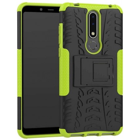 Nokia 3.1 Plus - Schokbestendige Back Cover - Groen