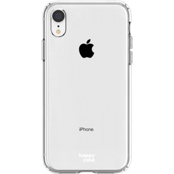 HappyCase Apple iPhone XR Flexibel TPU Hoesje Clear Print