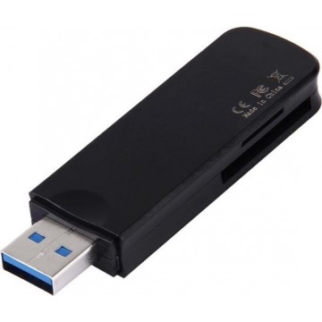 Let op type!! 2 in 1 SD(HC)  5Gbps USB 3.0 naar Micro USB + Micro SD Card Reader-Adapter
