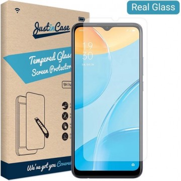 Just in Case Tempered Glass voor Oppo A15 Protector - Arc Edges