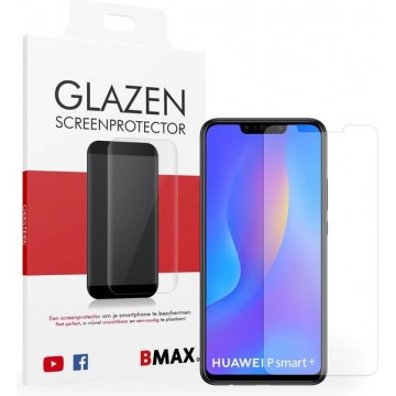 BMAX Huawei P Smart Plus Glazen Screenprotector | Beschermglas | Tempered Glass